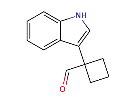 1-(1H-Indol-3-yl)-cyclobutanecarbaldehyde