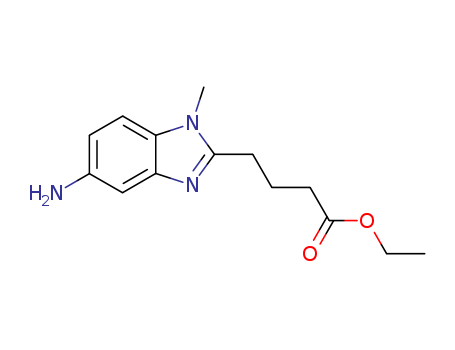 1-Methyl-5-amino-1H-benzimidazole-2-butanoic acid ethyl ester(3543-73-5)