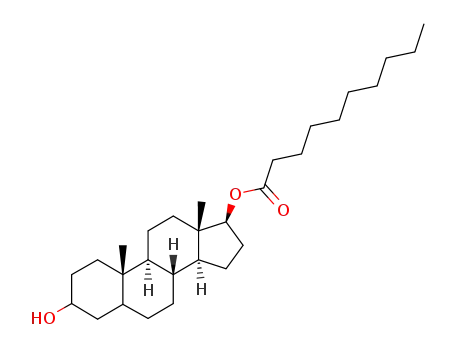 Decanoic acid (8R,9S,10S,13S,14S,17S)-3-hydroxy-10,13-dimethyl-hexadecahydro-cyclopenta[a]phenanthren-17-yl ester