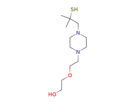 2-(2-{4-[2-Methyl-2-sulfanylpropyl]piperazinyl}ethoxy)ethan-1-ol
