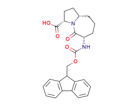 (3S,7S,10S)-2-oxo-3-N-(9-fluorenylmethyloxycarbonyl)amino-1-azabicyclo[5.3.0]decane-10-carboxylic acid