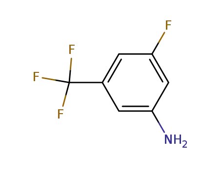 Molecular Structure of 454-67-1 (3-Amino-5-fluorobenzotrifluoride)