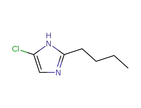 Molecular Structure of 158365-99-2 (2-BUTYL-5-CHLORO-1H-IMIDAZOLE)