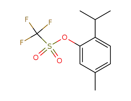 Methanesulfonic acid, trifluoro-, 5-methyl-2-(1-methylethyl)phenyl ester