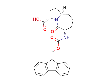 (3S,7R,10S)-2-oxo-3-N-(9-fluorenylmethyloxycarbonyl)amino-1-azabicyclo[5.3.0]decane-10-carboxylic acid