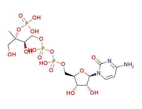 2-phospho-4-(cytidine 5'-diphospho)-2-C-methyl-D-erythritol