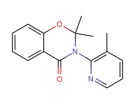 2,2-dimethyl-3-(3-methyl-pyridin-2-yl)-2,3-dihydro-benzo[e][1,3]oxazin-4-one