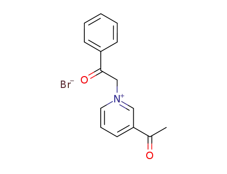3-acetyl-1-(2-oxo-2-phenylethyl)pyridinium bromide