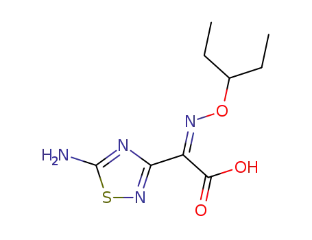 (5-Amino-[1,2,4]thiadiazol-3-yl)-[(Z)-1-ethyl-propoxyimino]-acetic acid
