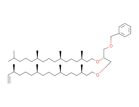 1-O-Benzyl-2-O-[(3R,7R,11R)-3,7,11,15-tetramethylhexadecanyl]-3-O-[(3R,7R,11S,15S)-3,7,11,15-tetramethylheptadec-16-enyl]-sn-glycerol