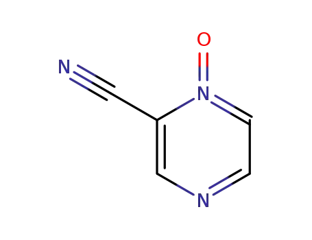 Molecular Structure of 32046-03-0 (Pyrazinecarbonitrile, 1-oxide)