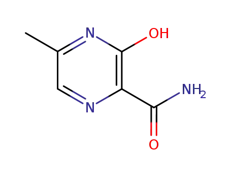 Molecular Structure of 88394-05-2 (Pyrazinecarboxamide, 3,4-dihydro-5-methyl-3-oxo- (9CI))