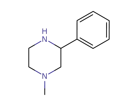 Molecular Structure of 5271-27-2 (1-Methyl-3-phenylpiperazine)