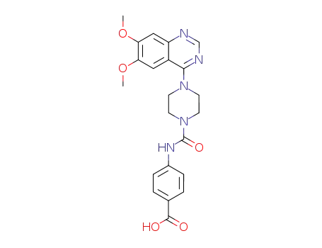 N-(4-Carboxyphenyl)-4-(6,7-dimethoxy-4-quinazolinyl)-1-piperazinecarboxamide
