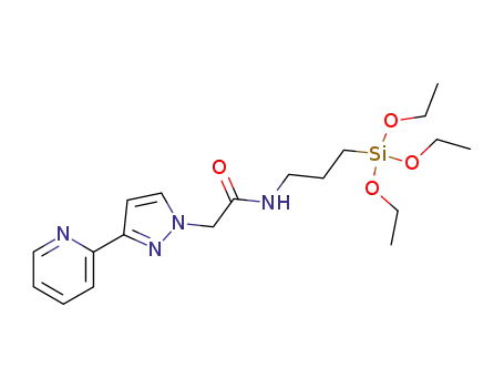 N-(3-triethoxysilylpropyl)-[3-(2-pyridyl)-1-pyrazolyl]acetamide