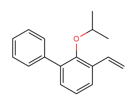 Molecular Structure of 478942-85-7 (1,1'-Biphenyl, 3-ethenyl-2-(1-methylethoxy)-)