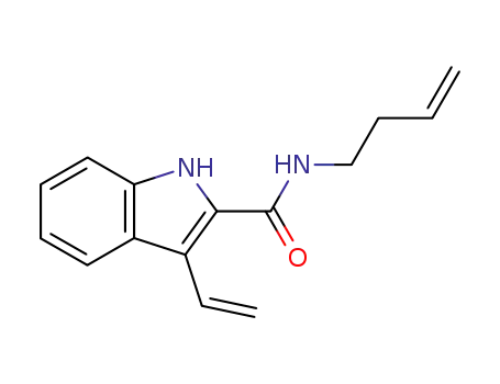 3-vinyl-1H-indole-2-carboxylic acid (but-3-enyl)amide