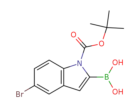 5-BROMO-1-(TERT-BUTOXYCARBONYL)-1H-INDOL-2-YLBORONIC ACID 475102-13-7