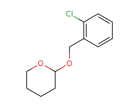 Molecular Structure of 512180-26-6 (2H-Pyran, 2-[(2-chlorophenyl)methoxy]tetrahydro-)