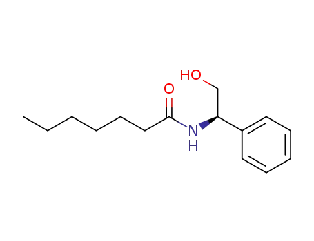 N-[(1R)-2-hydroxy-1-phenylethyl]heptanamide