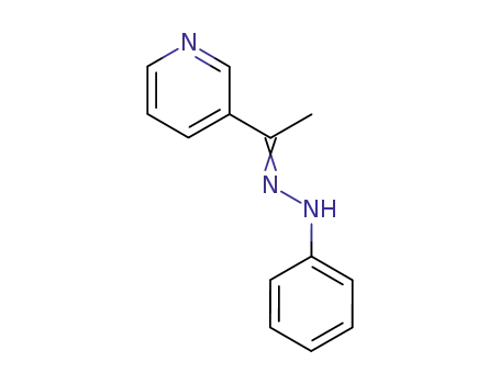 Molecular Structure of 5973-84-2 (N-phenyl-N'-(1-pyridin-3-yl-ethylidene)-hydrazine)