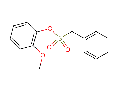 Benzenemethanesulfonic acid, 2-methoxyphenyl ester