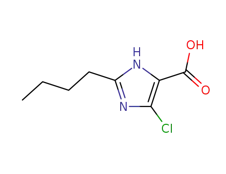 2-n-butyl-5-chloro-3H-imidazole-4-carboxylic acid