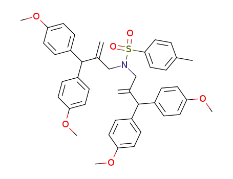 N,N-bis-{2-[bis-(4-methoxy-phenyl)-methyl]-allyl}-4-methyl-benzenesulfonamide