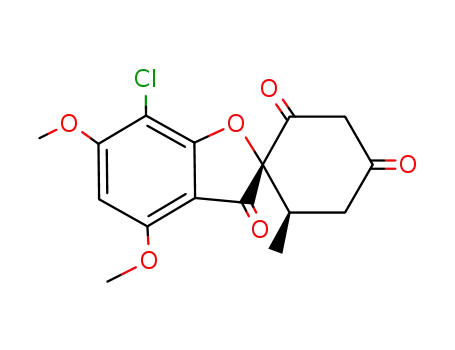 Molecular Structure of 469-54-5 (Griseofulvic acid)