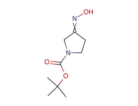 1-Pyrrolidinecarboxylicacid,3-(hydroxyimino)-,1,1-dimethylethylester(9CI)