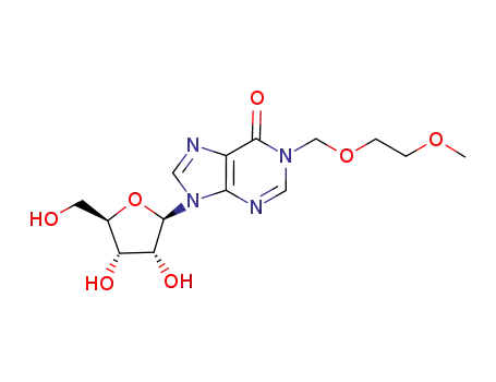 Molecular Structure of 659746-61-9 (Inosine, 1-[(2-methoxyethoxy)methyl]-)