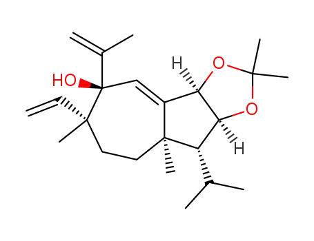 (3aR,5R,6R,8aR,9R,9aS)-5-Isopropenyl-9-isopropyl-2,2,6,8a-tetramethyl-6-vinyl-3a,5,6,7,8,8a,9,9a-octahydro-1,3-dioxa-cyclopenta[a]azulen-5-ol
