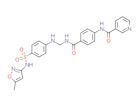 N-[4-({[4-(5-methyl-isoxazol-3-ylsulfamoyl)-phenylamino]-methyl}-carbamoyl)-phenyl]-nicotinamide