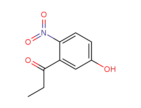 Molecular Structure of 453518-19-9 (1-Propanone, 1-(5-hydroxy-2-nitrophenyl)-)