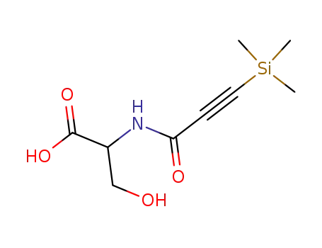 3-hydroxy-2-{[3-(trimethylsilyl)prop-2-ynoyl]amino}propanoic acid