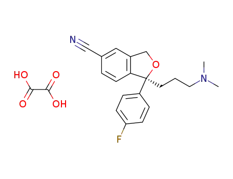 Molecular Structure of 219861-08-2 (Escitalopram oxalate)