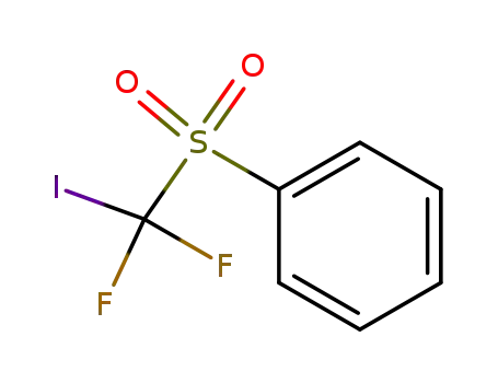 Molecular Structure of 802919-90-0 (DifluoroiodoMethyl phenyl sulfone)