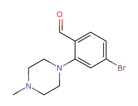 4-BROMO-2-(4-METHYLPIPERAZINO)BENZALDEHYDE