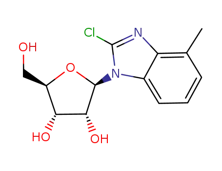 2-chloro-4-methyl-1-[β-D-erythro-pentofuranosyl]-1H-benzimidazole