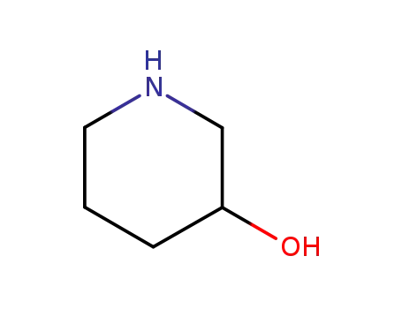 Molecular Structure of 6859-99-0 (3-Hydroxypiperidine)