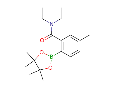 pinacolo[2-(N,N-diethylcarboxamido)-4-methylphenyl]boronate
