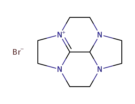 2,3,4,5,6,7,8,8c-octahydro-1H-4a,6a,8a-triaza-2a-azoniacyclopent[fg]acenaphthylene bromide salt