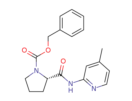 benzyl (2S)-2-[(4-methyl-2-pyridinyl)amino]carbonyl-tetrahydro-1H-pyrrole-1-carboxylate