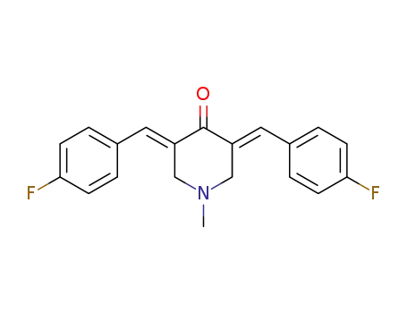 (3E,5E)-1-methyl-3,5-bis(4-fluorobenzylidene)piperidin-4-one