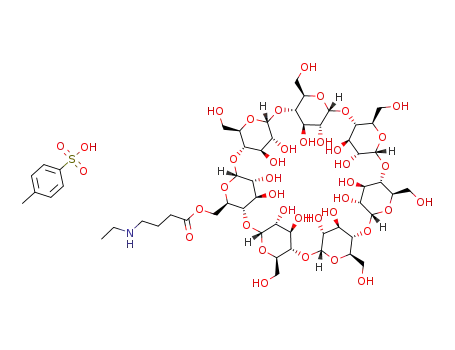 6I-O-(N-ethyl-4-aminobutanoyl)cyclomaltoheptaose p-toluenesulfonate