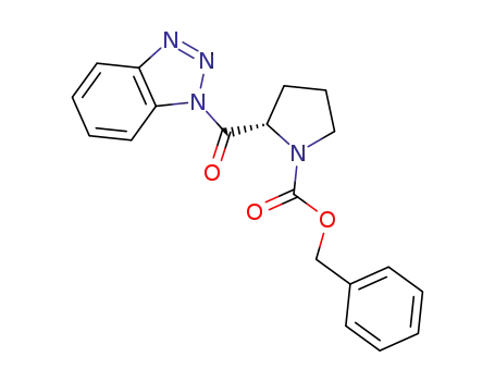benzyl (2S)-2-(1H-1,2,3-benzotriazol-1-ylcarbonyl)tetrahydro-1H-pyrrole-1-carboxylate