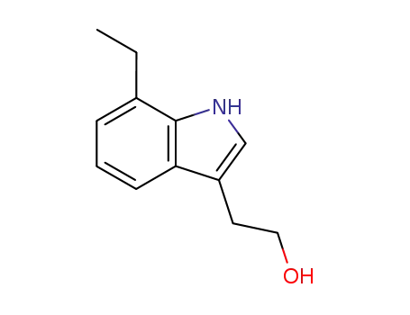 Molecular Structure of 41340-36-7 (7-Ethyl tryptophol)