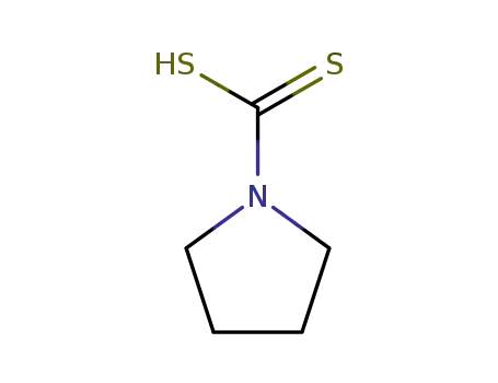 Molecular Structure of 25769-03-3 (1-Pyrrolidinecarbodithioicacid)