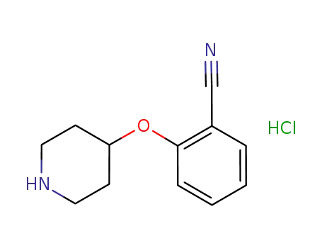 2-(piperidin-4-yloxy)-benzonitrile hydrochloride