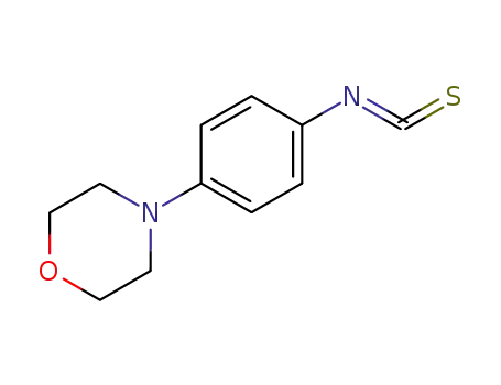 Molecular Structure of 51317-66-9 (4-MORPHOLINOPHENYL ISOTHIOCYANATE)